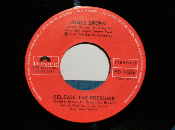 James Brown - Get Up Offa That Thing / Release the Pressure