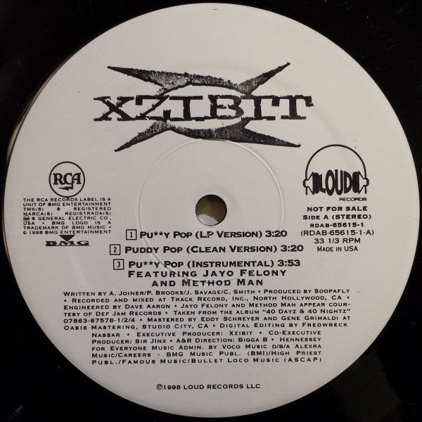 Xzibit - Puddy Pop / Handle Your Business - 1998