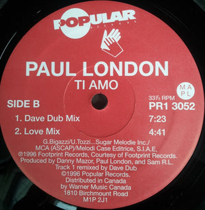 Paul London - Ti Amo
