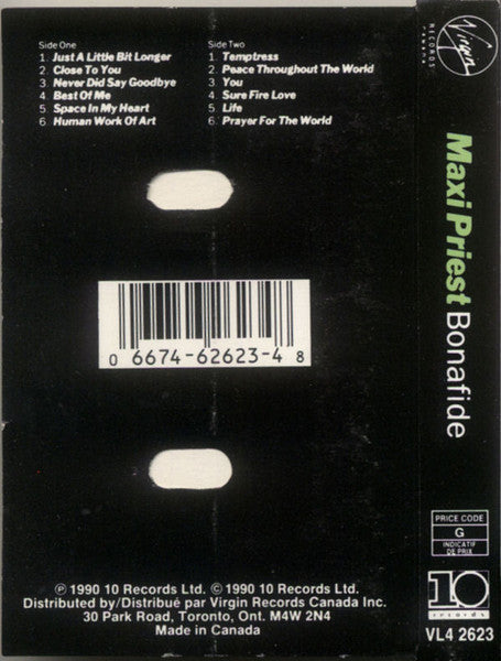 Maxi Priest - Bonafide - 1990