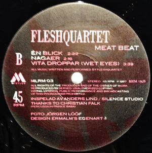 Fläskkvartetten / Fleshquartet - Kött Bit / Meat Beat - 1987