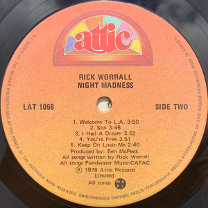 Rick Worrall - Night Madness - 1978