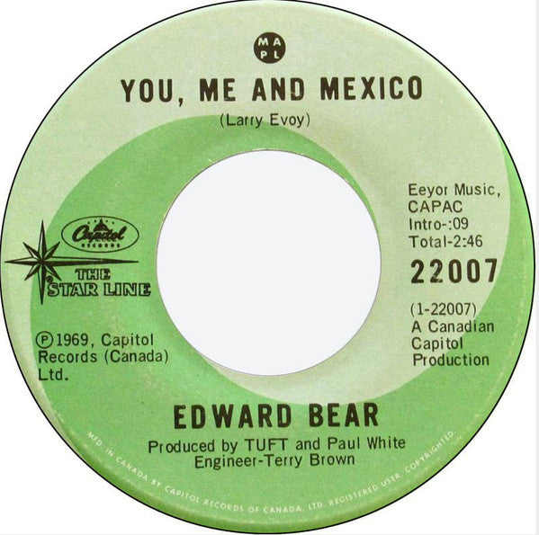 Edward Bear - You, Me And Mexico / Fly Across The Sea - 1971
