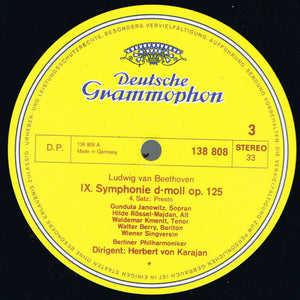 Ludwig van Beethoven - Berliner Philharmoniker / Herbert von Karajan - IX. Symphonie / Symphonie Nr. 8 -