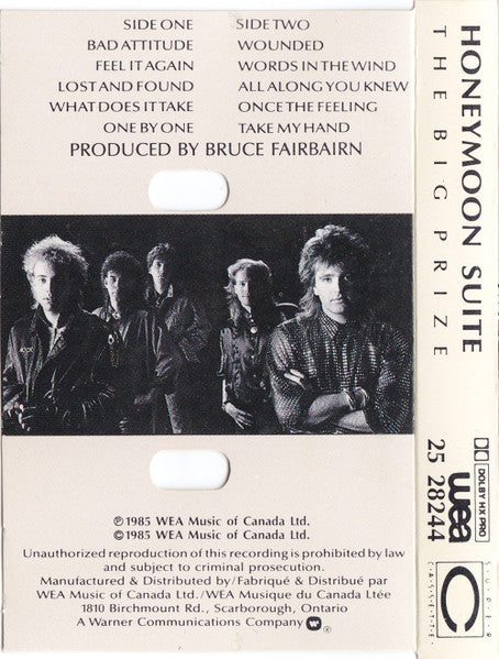 Honeymoon Suite - The Big Prize - 1985