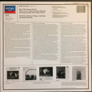 The King's College Choir Of Cambridge - Mass 'The Western Wind' / Dum Transisset Sabbatum / Christe Jesu Pastor Bone / Mater Christi