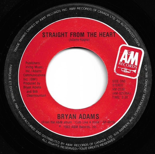 Bryan Adams - Straight From The Heart - 1983