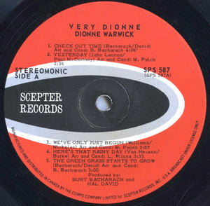 Dionne Warwick - Very Dionne - 1970