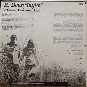 R. Dean Taylor - I Think, Therefore I Am - 1970