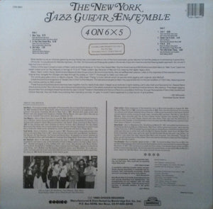 New York Jazz Guitar Ensemble, The - 4 On 6 X 5 - 1985