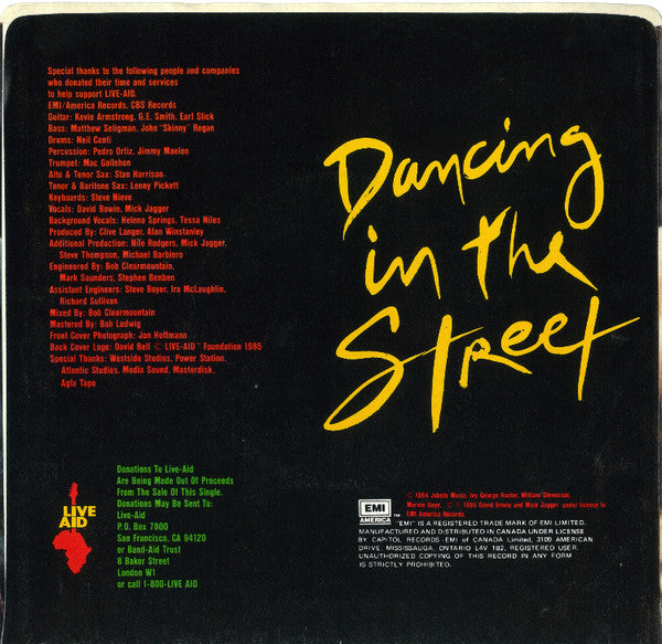 David Bowie, Mick Jagger - Dancing In The Street - 1985