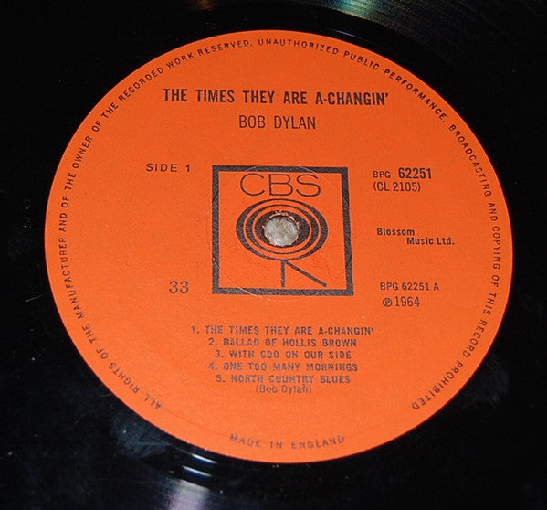 Bob Dylan - The Times They Are A-Changin'