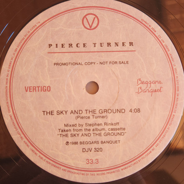 Pierce Turner - The Sky And The Ground - 1988
