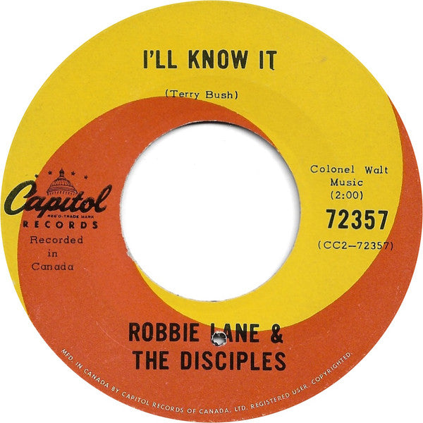 Robbie Lane & The Disciples - What Am I Gonna Do - 1966