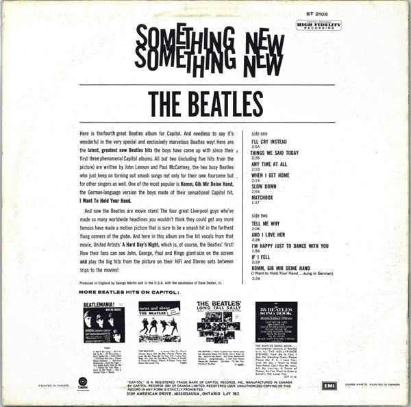 Beatles, The - Something New - 1978