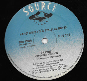Harold Melvin And The Blue Notes - Prayin' / Your Love Is Taking Me On A Journey