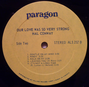 Hal Conway - Our Love Was So Very Strong