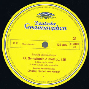 Ludwig van Beethoven - Berliner Philharmoniker / Herbert von Karajan - IX. Symphonie / Symphonie Nr. 8 -