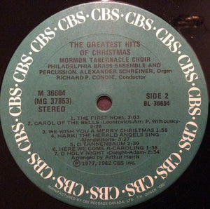 Mormon Tabernacle Choir - The Greatest Hits Of Christmas - 1982