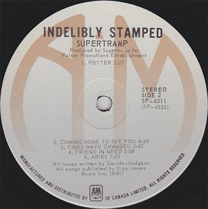 Supertramp - Indelibly Stamped -