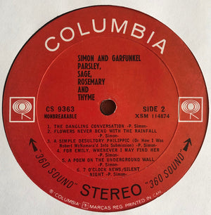 Simon & Garfunkel - Parsley, Sage, Rosemary And Thyme - 1966