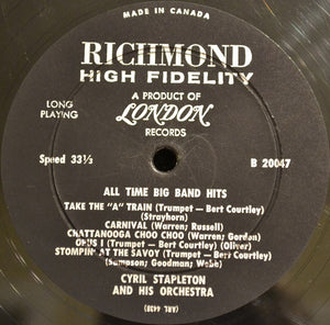 Cyril Stapleton And His Orchestra - All Time Big Band Hits