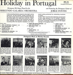 Orquestra De Shegundo Galarza Featuring Jorge Fontes - Holiday In Portugal -