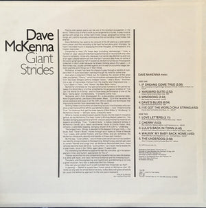 Dave McKenna - Giant Strides - 1979