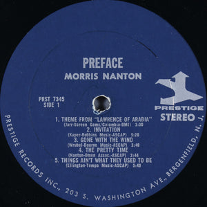 Morris Nanton Trio, The - Preface - 1964