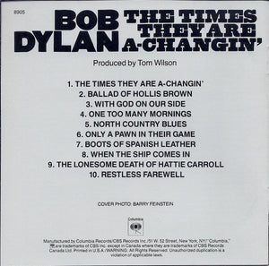 Bob Dylan - The Times They Are A-Changin' (CD) -