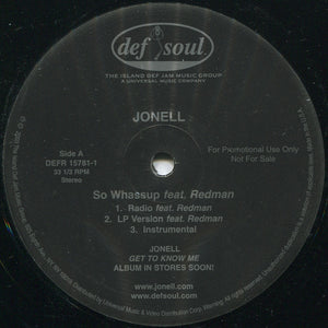 Jonell - So Whassup / Don't Stop