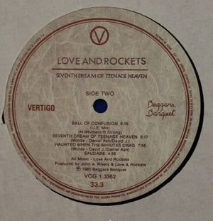 Love And Rockets - Seventh Dream Of Teenage Heaven - 1985