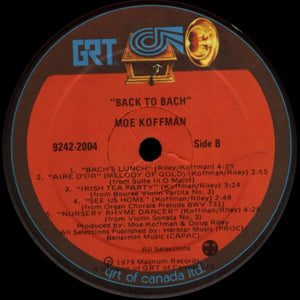 Moe Koffman - Back To Bach