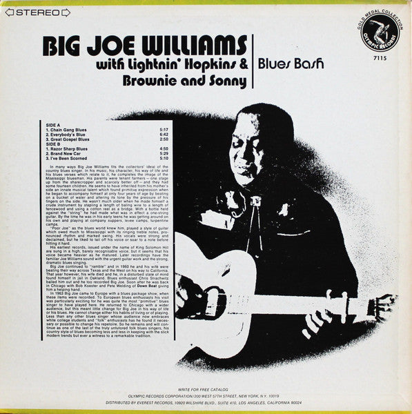Big Joe Williams With Lightnin' Hopkins & Sonny Terry & Brownie McGhee - Blues Bash - 1973