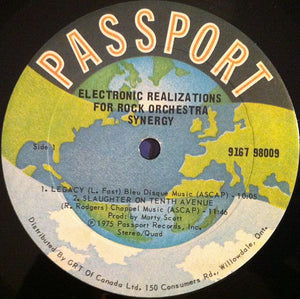 Synergy (3) - Electronic Realizations For Rock Orchestra