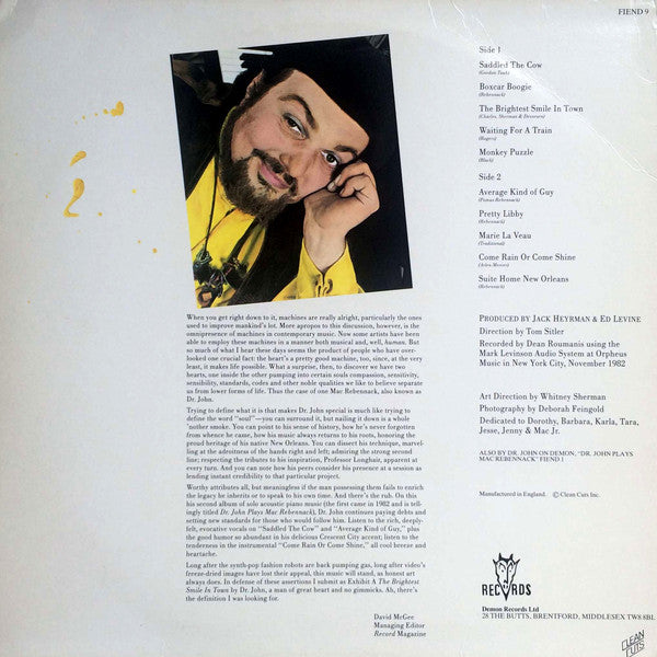 Dr. John - The Brightest Smile In Town - 1983