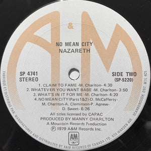 Nazareth - No Mean City - 1979