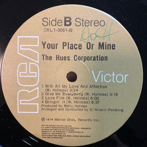 The Hues Corporation - Your Place Or Mine