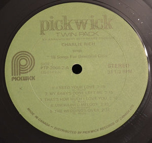 Charlie Rich - Charlie Rich Sings 18 Country Songs On 2 L.P.'s! - 1973