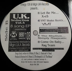 Various - Energy 108 & Mirgin UKA Records Presents U.K. Seduction Vol. 4