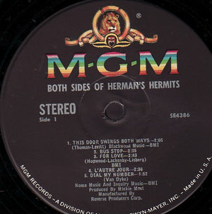 Herman's Hermits - Both Sides Of Herman's Hermits Vinyl Record