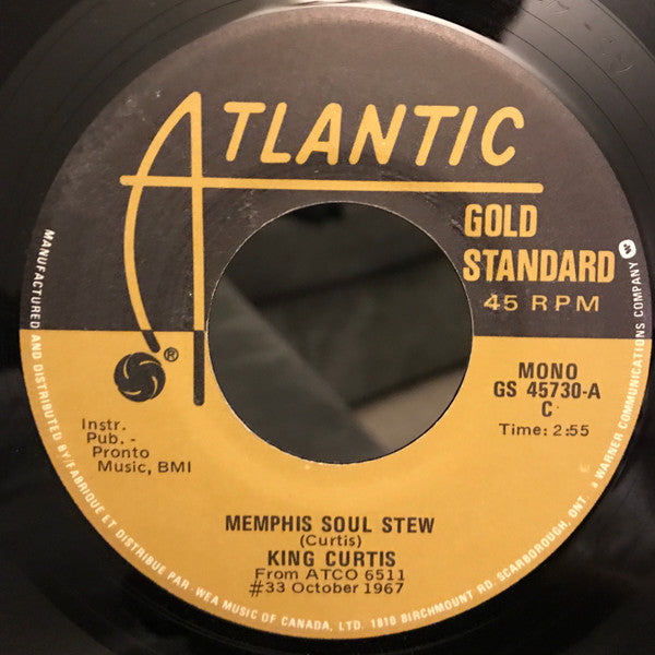 King Curtis - Memphis Soul Stew / Jump Back