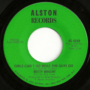 Betty Wright - Girls Can't Do What The Guys Do - 1968