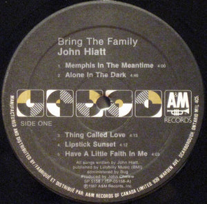 John Hiatt - Bring The Family - 1987