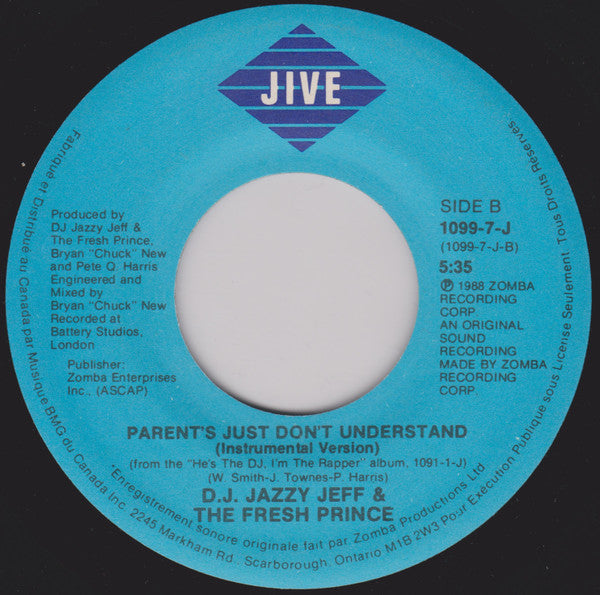 DJ Jazzy Jeff & The Fresh Prince - Parents Just Don't Understand