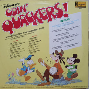 Willio & Phillio, Larry Groce And Disneyland Children's Sing-Along Chorus, The - Goin' Quackers! - 1980