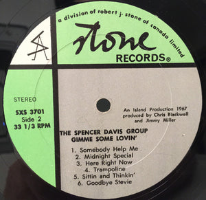 Spencer Davis Group, The - Gimme Some Lovin' - 1967