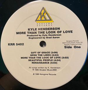 Kyle Henderson - More Than The Look Of Love - 1985