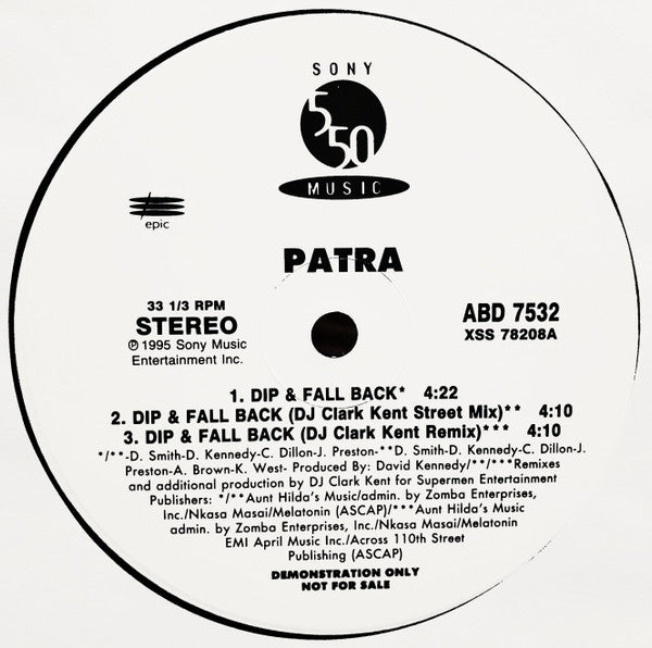 Patra - Dip & Fall Back / Banana - 1995