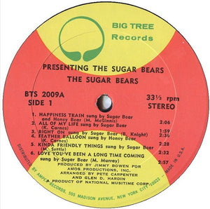 Sugar Bears - Presenting The Sugar Bears - 1971